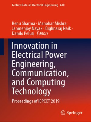 cover image of Innovation in Electrical Power Engineering, Communication, and Computing Technology
